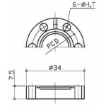 ICF blank flange ICF34-H DN-16CF