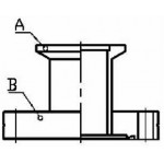 KF + ICF adaptor NW10-ICF34