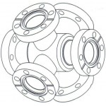 UHV 6-ways Cross ICF114-6 DN-63CF
